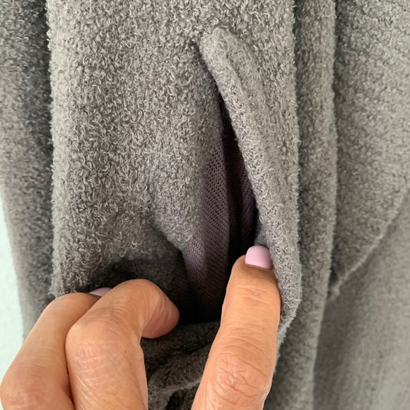 BAREFOOT DREAMS CozyChic Lite cardigan gray color M. - Picture 5 of 12